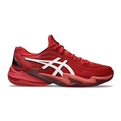 ASICS Court FF 3 Novak Clay, Męskie trampki, 48 EU, Żurawina biała, 48 EU