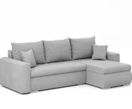 Narożniki - Narożnik Luis L - narożnik w kształcie litery L, sofa, kanapa, z funkcją spania, pojemnik, poduszki i pikowanie, meble tapicerowane, PRAWY Storm 85 - miniaturka - grafika 1