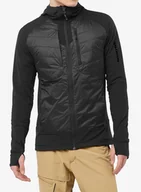 Kurtki narciarskie - Kurtka hybrydowa Salomon Elixir Hybrid HD Insul - deep black - miniaturka - grafika 1