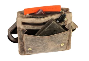 Ekskluzywna Torba Męska Skórzana BETLEWSKI Skóra Naturalna Średnia TBG-HT-205 - Torby męskie - miniaturka - grafika 5