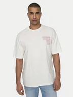 Koszulki męskie - Only & Sons T-Shirt Kenny 22028736 Biały Relaxed Fit - miniaturka - grafika 1