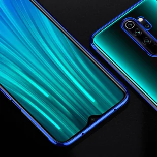 Clear Color case żelowy pokrowiec etui z metaliczną ramką Xiaomi Redmi Note 8 Pro czerwony - Etui i futerały do telefonów - miniaturka - grafika 10