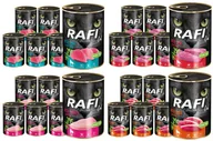 Mokra karma dla kotów - DOLINA NOTECI RAFI Cat Adult Mix smaków 12x400g - miniaturka - grafika 1