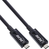Kable USB - Kabel USB InLine USB-C - USB-C 10 m Czarny (35799A) - miniaturka - grafika 1
