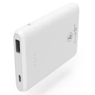 Powerbanki - Hama Powerbank Slim 5HD Power Pack 5000mAh Biały - miniaturka - grafika 1