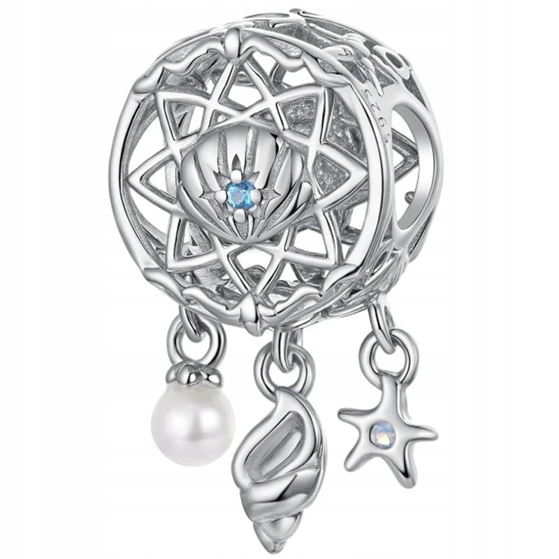 Charms Zawieszka Charms Morski Łapacz Snów Srebro 925 Charmsy Trusky