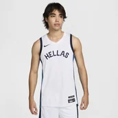 Swetry męskie - Męska koszulka do koszykówki Nike Grecja Limited (wersja domowa) - Biel - miniaturka - grafika 1