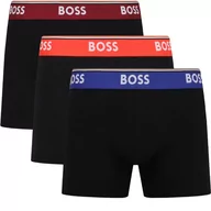 Majtki męskie - BOSS Bokserki 3-pack BoxerBr 3P Power - miniaturka - grafika 1