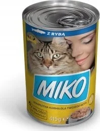 MIKO PUSZKA 24x415g z RYBĄ - Mokra karma dla kotów - miniaturka - grafika 1