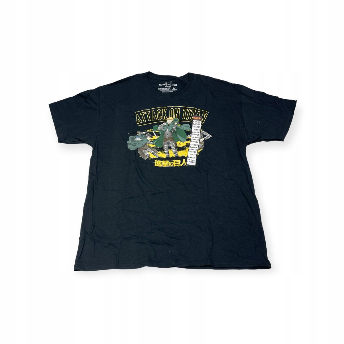 Koszulka T-shirt męski okrągły dekolt SPENCER'S ATTACK ON TITAN L