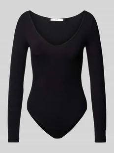 Body z dekoltem w serek model ‘TESSA’ - Body - miniaturka - grafika 1