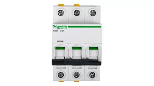 Schneider Electric Wyłącznik nadprądowy trójbiegunowy C 2A iC60N A9F04302 - Bezpieczniki elektryczne - miniaturka - grafika 1