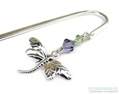 Zakładki do książek - Zakładka do książki z ważką - Trzepla - miniaturka - grafika 1