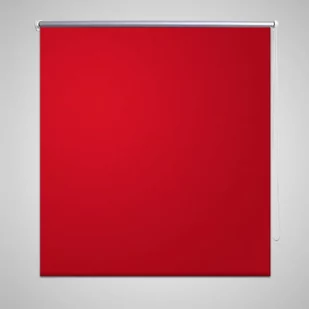 vidaXL Roleta przeciwsoneczna 60x120 cm Czerwona - Zasłony - miniaturka - grafika 1