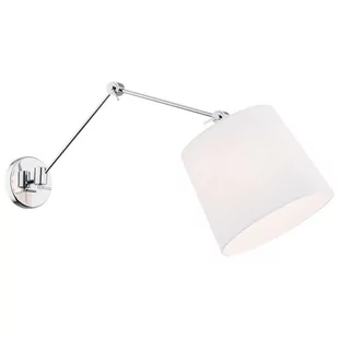 Argon Kinkiet LAMPA ścienna ZAKYNTOS BIS 3933 regulowana OPRAWA abażurowa na wysięgniku biała 3933 - Lampy ścienne - miniaturka - grafika 1