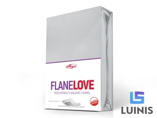 Darymex Prześcieradło flanela z gumką POPIEL/140x200 PFLAG140X200/POPIEL - Prześcieradła - miniaturka - grafika 1