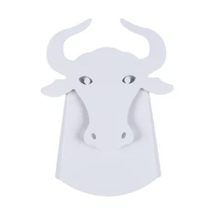 ABIGALI Kinkiet LED BYK ABIGALI BULL-W - Lampy ścienne - miniaturka - grafika 1