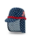 Czapki dla dzieci - Playshoes Czapka z daszkiem 461248 M Granatowy - miniaturka - grafika 1