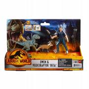 Figurki dla dzieci - Jurassic World Dominion Owen I Velociraptor Gwm26 - miniaturka - grafika 1