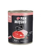 Mokra karma dla psów - Pan Mięsko Indyk z wołowiną (szczeniak) 800g karma mokra dla szczeniąt - miniaturka - grafika 1