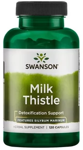 Swanson - Milk Thistle Standardized (Ostropest Plamisty), 250mg, 120 kapsułek - Suplementy naturalne - miniaturka - grafika 1