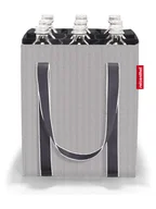 Torby i wózki na zakupy - Reisenthel Torba w kolorze szarym na butelki - 24 x 28 x 24 cm - miniaturka - grafika 1