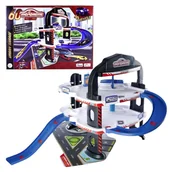 Tory, garaże, parkingi - Majorette Zestaw Na 60Lecie Garaż Miejski Z Pojazdem 3 Poziomy - miniaturka - grafika 1