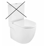 Miski WC - Roca A34224LS00 MERIDIAN Miska WC Rimless 60 cm wersja przy$504cienna BTW o/podw$505jny Supraglaze$506 - miniaturka - grafika 1