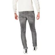 Spodnie męskie - Spodnie męskie jeansowe Diesel Tepphar slim fit szare-W29 - miniaturka - grafika 1