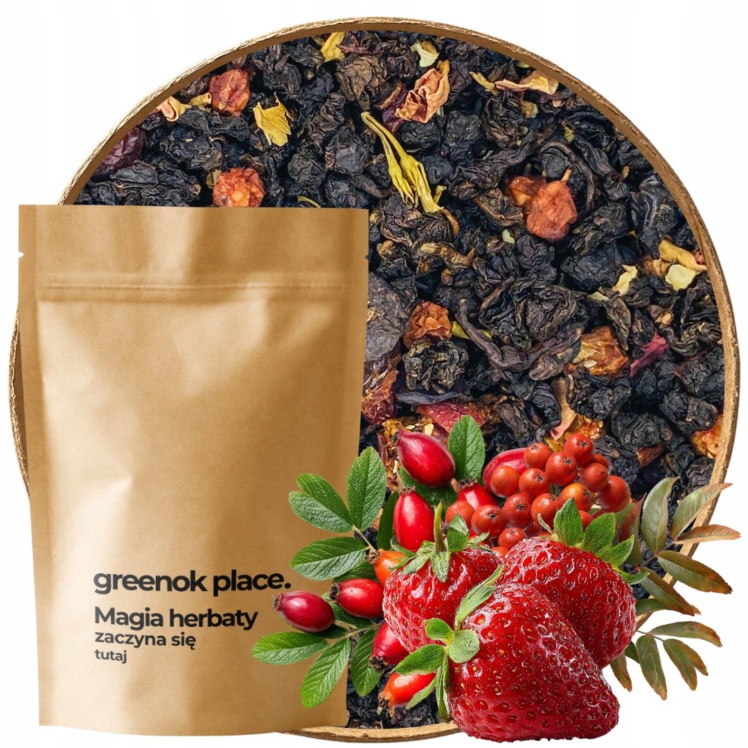 Herbata Oolong Black Truskawkowy Ogród 500g truskawka liofilizowana Jakość