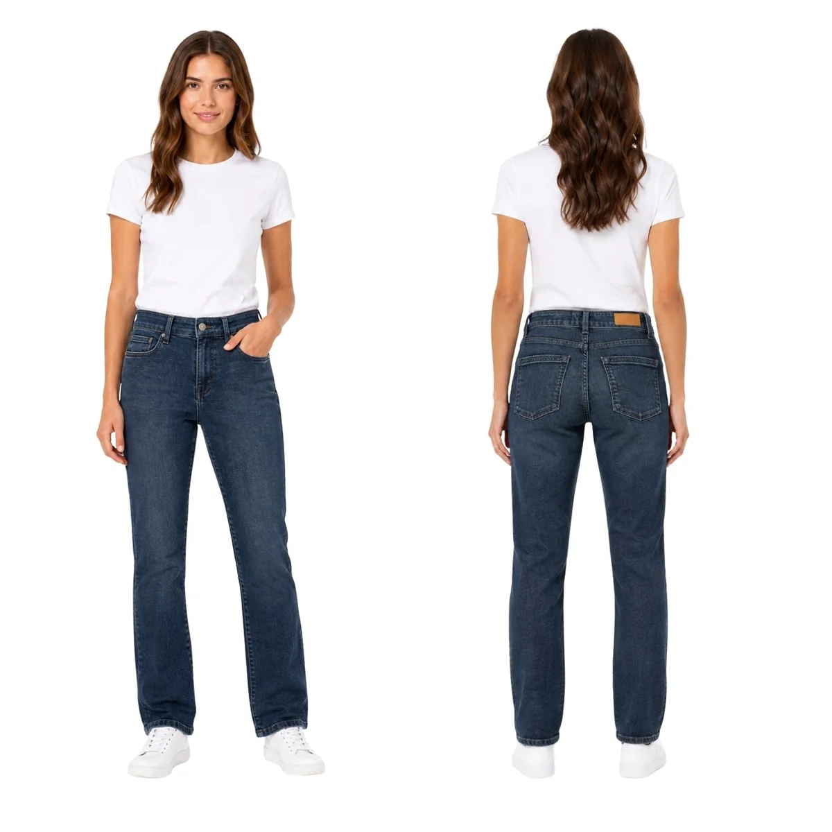 Spodnie damskie Lee Cooper Jessie jeansy proste granatowe r. W25 L32