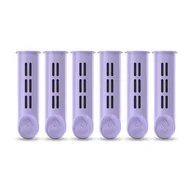 Butelki filtrujące - ZESTAW 6 filtrów do butelki filtrującej Dafi SOFT i SOLID digital lavender - miniaturka - grafika 1