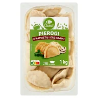 Szybkie dania obiadowe - Carrefour Classic Pierogi z kapustą i grzybami 1 kg - miniaturka - grafika 1