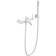 Baterie wannowe i prysznicowe - Bateria wannowa biały mat Simplon Omnires - miniaturka - grafika 1