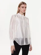 Koszule damskie - Guess Koszula W3RH59 WF5L0 Beżowy Regular Fit - miniaturka - grafika 1