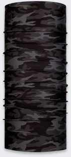 Komin Wielofunkcyjny Buff CoolNet UV Camu Black - Czapki i chusty sportowe damskie - miniaturka - grafika 1
