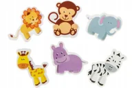 Gumki biurowe - Gumka tradycyjna 1 szt. DZIKIE ZWIERZETA MIX - miniaturka - grafika 1