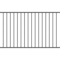 Akcesoria do ogrodzeń - Przęsło Hugo 200 x 120 cm antracyt Polbram - miniaturka - grafika 1
