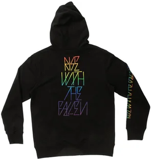 bluza męska FALLEN STAKED PO HOODIE Black/Rainbow - Bluzy męskie - miniaturka - grafika 1