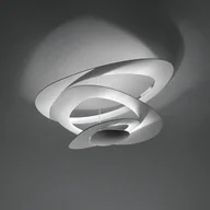 Lampy sufitowe - Artemide Lampa sufitowa designerska Pirce, możliwość ściemniania, biały / opal, salon / jadalnia, aluminium, design - miniaturka - grafika 1