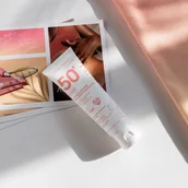 Kremy dla dzieci - Alphanova Daily Sun, BEBE, mleczko do opalania SPF50+, wrażliwa skóra, 50 ml - miniaturka - grafika 1