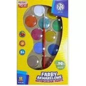 Farby i media malarskie - Astra Farby akwarelowe pędzelek 12 kolorów - miniaturka - grafika 1