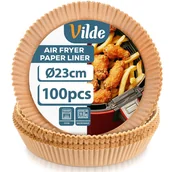 Akcesoria i części AGD - WKŁAD PAPIEROWY DO FRYTOWNICY OKRĄGŁY 23cm 100szt. 279051 - miniaturka - grafika 1