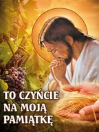 Ikony i obrazy sakralne - Baner religijny na Boże Ciało "To czyńcie na Moją pamiątkę"- 75x100 cm - miniaturka - grafika 1
