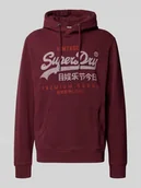 Bluzy męskie - Bluza z kapturem i kieszenią kangurką - miniaturka - grafika 1