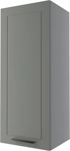 Bergamo Szafka Wisząca Wysoka W4/40 Szary Mat - Meble kuchenne - miniaturka - grafika 1