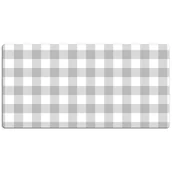 Podkładki na biurko - Podkładka na biurko z nadrukiem Szara geometryczna kratka 120x60 cm - miniaturka - grafika 1