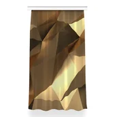 Zasłony - Gotowa zasłona Złota folia do sypialni 150x260 cm, Fabricsy - miniaturka - grafika 1