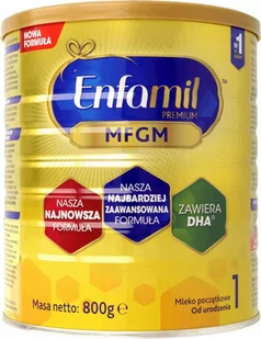 Enfamil Enfamil Premium MFGM 1 Mleko w proszku początkowe od urodzenia 800g - Mleko modyfikowane - miniaturka - grafika 1