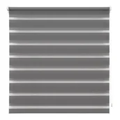 Rolety - Roleta dzień/noc Adele 100 x 140 cm antracyt - miniaturka - grafika 1